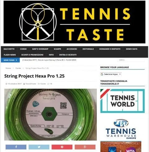 Recensione String Project Hexa Pro su fabioferro.blog